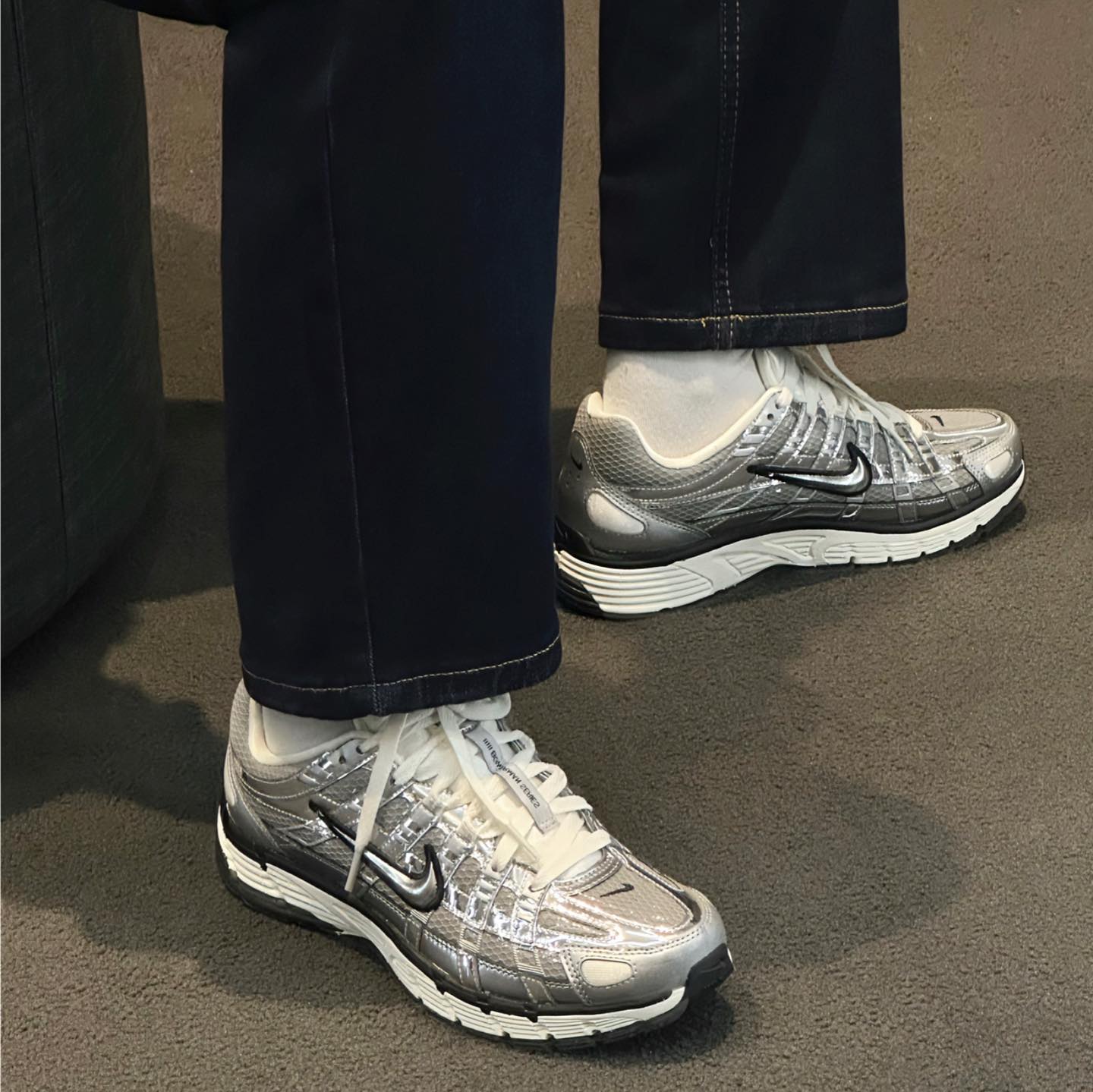 Nike P-6000 Metallic Silver