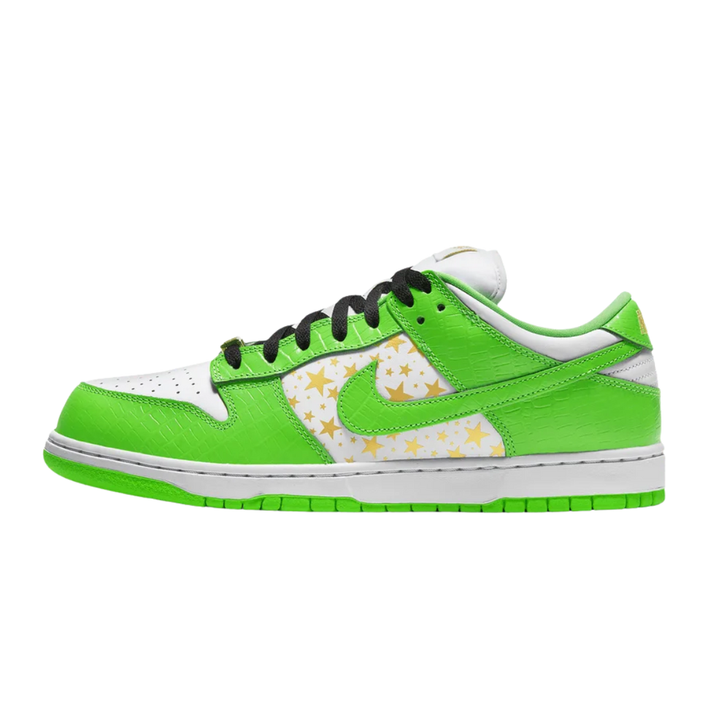 Nike SB Dunk Low Supreme Stars Mean Green
