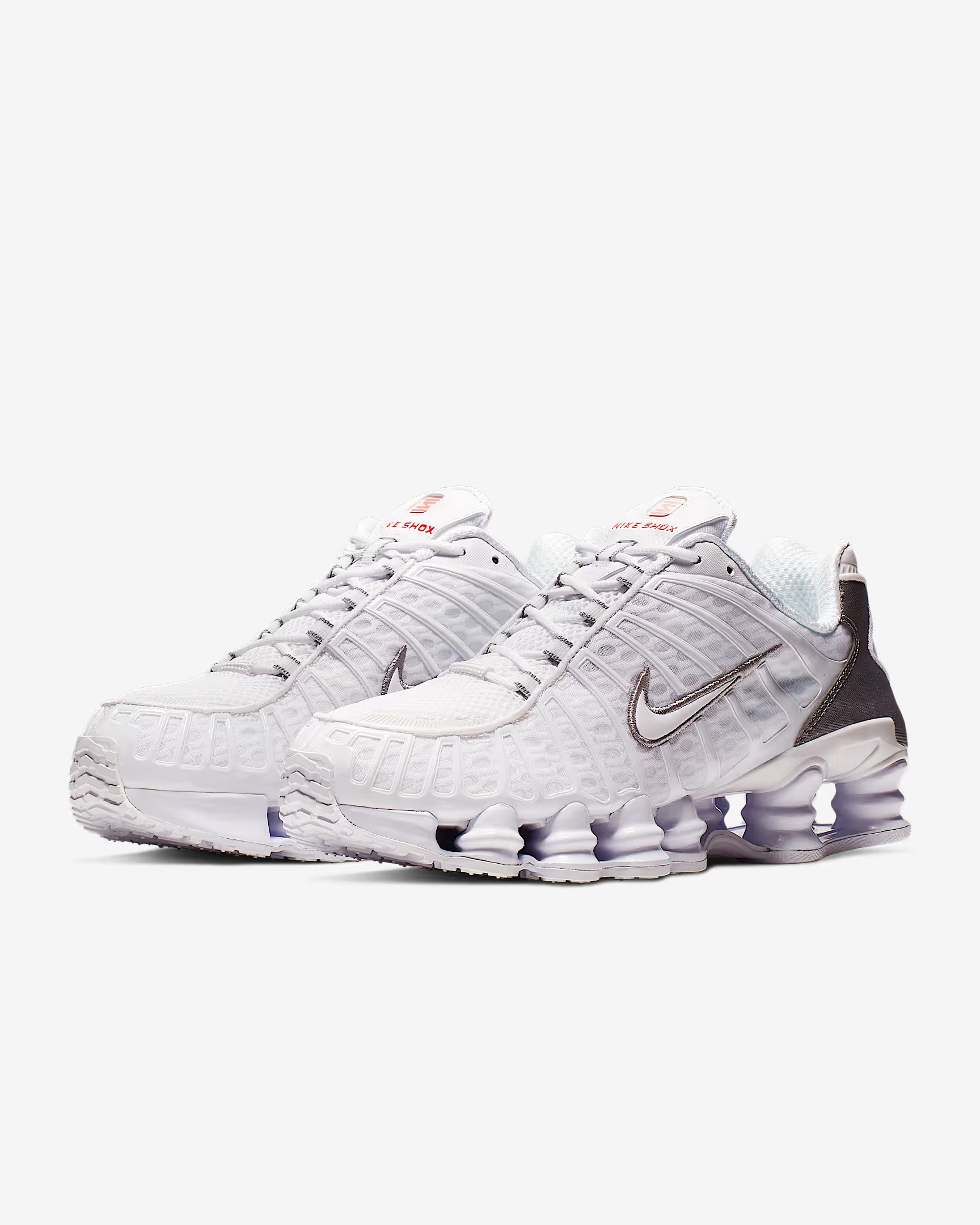 Nike Shox TL White Metallic Silver