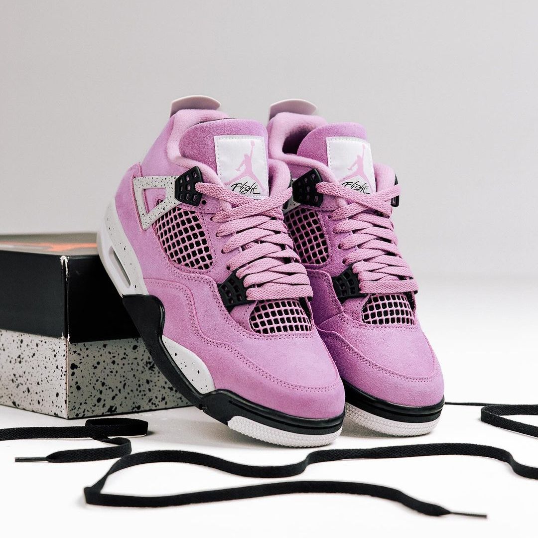 Nike Air Jordan 4 Orchidée (SOLDES)