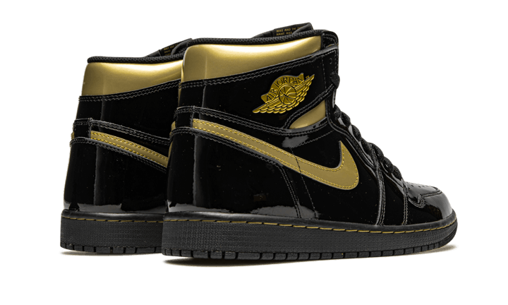 Air Jordan 1 High Black Metallic Gold