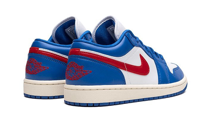 Air Jordan 1 Low Sport Bleu Gym Rouge