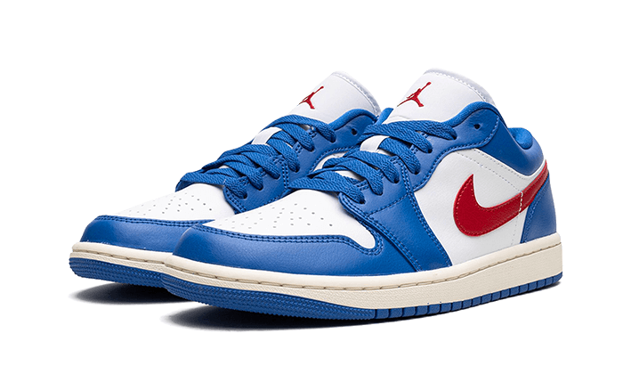 Air Jordan 1 Low Sport Bleu Gym Rouge