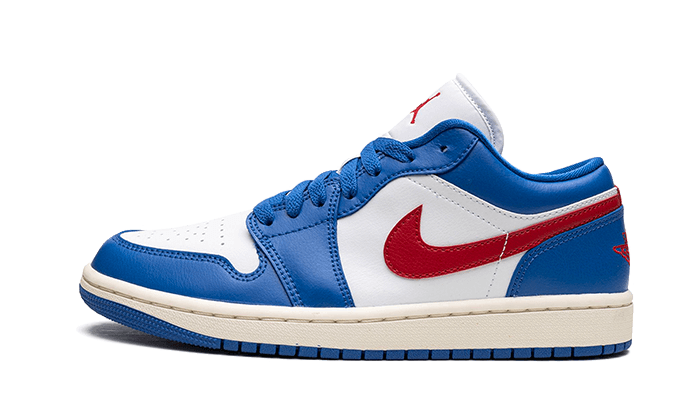 Air Jordan 1 Low Sport Bleu Gym Rouge