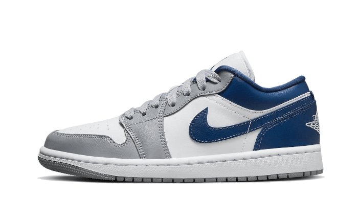 Air Jordan 1 Low Blanc Gris Bleu