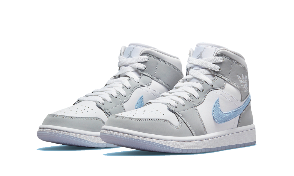 Nike Air Jordan 1 Mid Aluminum Wolf Grey