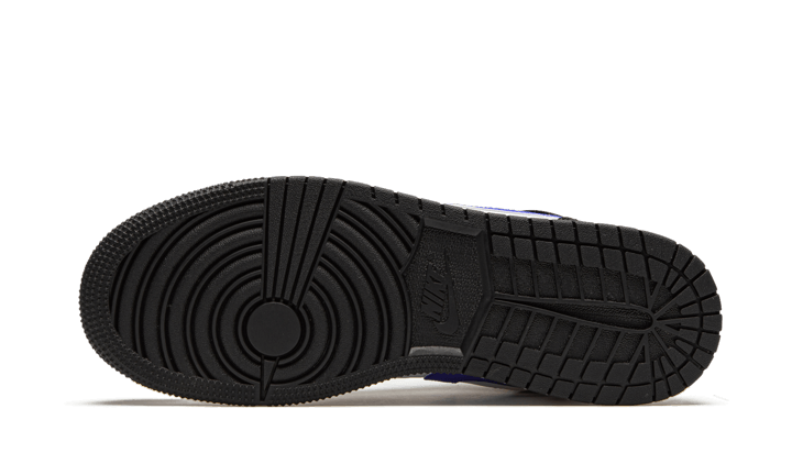 Air Jordan 1 Mid Noir Bleu Racer Blanc