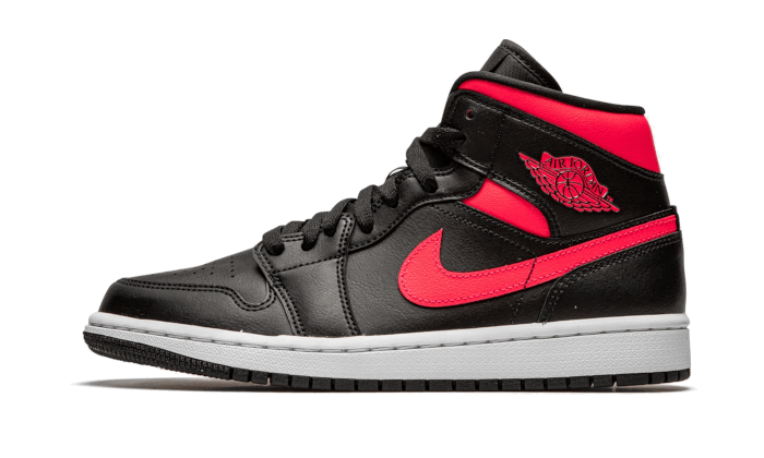 Air Jordan 1 Mid Noir Sirène Rouge