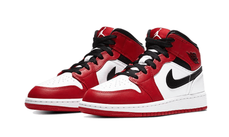 Air Jordan 1 Mid Chicago Blanc