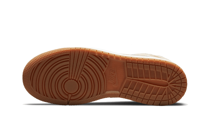 Air Jordan 1 Mid Fleece Blanc nacré