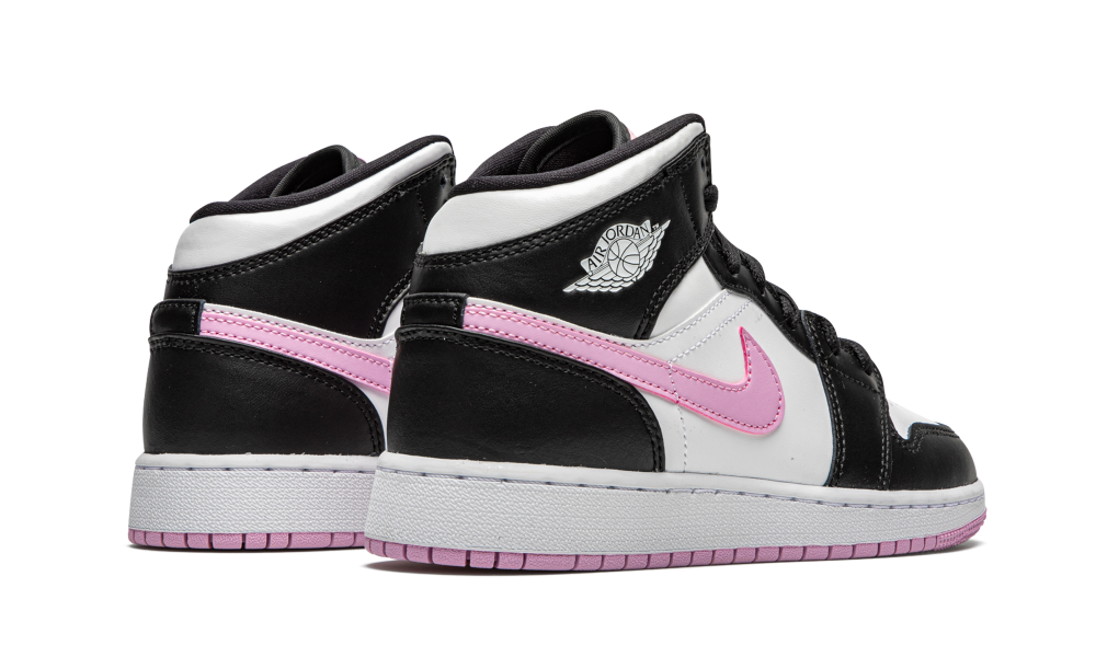 Nike Air Jordan 1 Mid Blanc Rose Arctique Clair