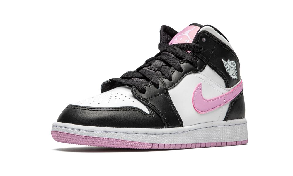 Nike Air Jordan 1 Mid Blanc Rose Arctique Clair