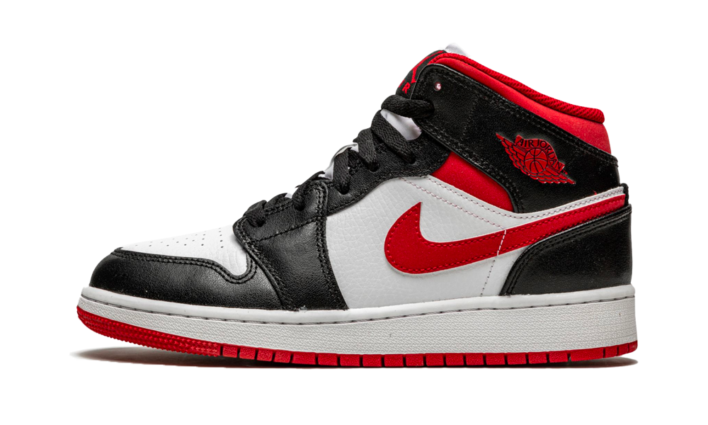 Nike Air Jordan 1 Mid Gym Red Black White