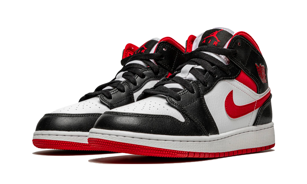 Nike Air Jordan 1 Mid Gym Red Black White