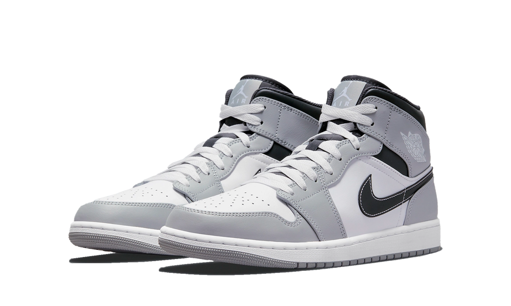 Nike Air Jordan 1 Mid Light Smoke Gray Anthracite