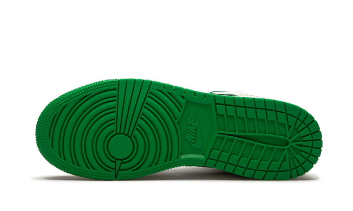 Air Jordan 1 Mid SE White Laser Orange Lucky Green