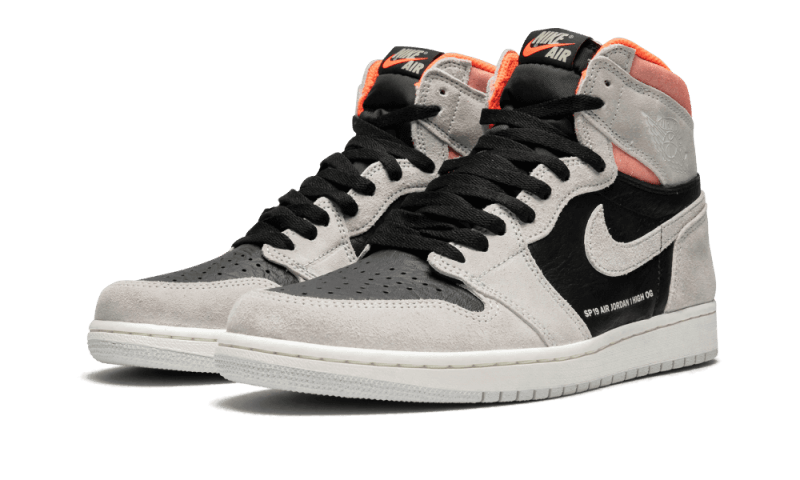 Air Jordan 1 Retro High Neutral Gray Hyper Crimson