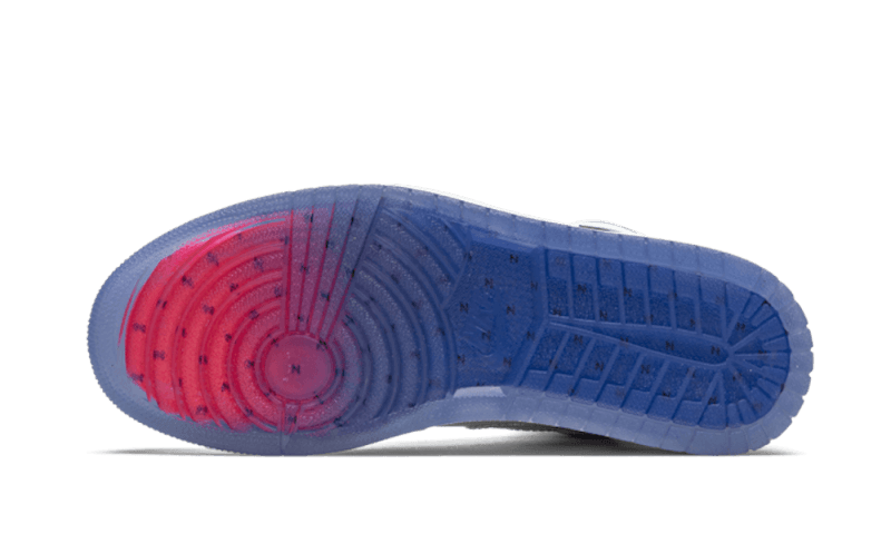 Air Jordan 1 Retro High Zoom Blanc Racer Bleu