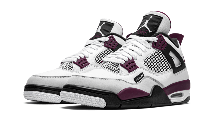 Air Jordan 4 PSG Gris Neutre Bordeaux