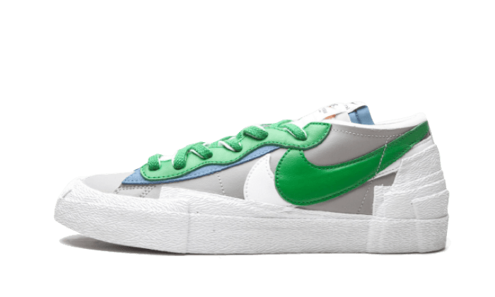 Nike Blazer Low Sacai Medium Gray Classic Green