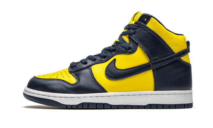 Nike Dunk High Maize &amp; Blue (Michigan)