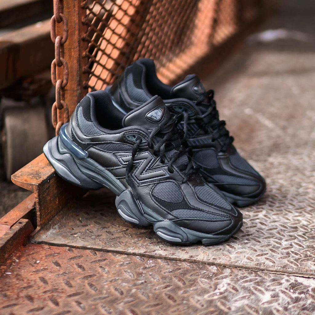 New Balance 9060 Black Leather (SALE)
