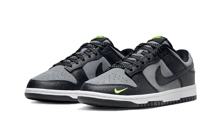 Nike Dunk Low Black Gray Green Strike